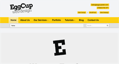Desktop Screenshot of eggcupwebdesign.com